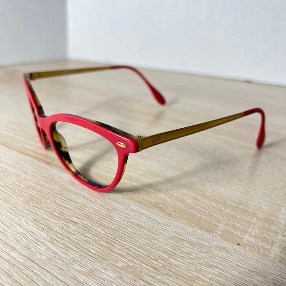 Ray-Ban RB5360 5714 Eyeglasses FRAMES ONLY Pink/Red Gold READ DESC Cat Eye 52-18 main image 4